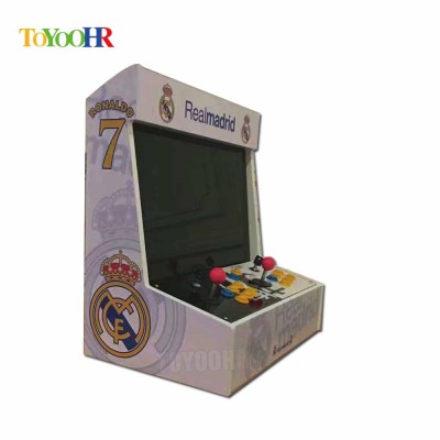 White Mini Table Arcade Cabinet Video Game Machines Coin Operated Mini Cocktail Arcade Machine