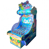 Fishing small column children's video game city arcade lottery fish machine game machine